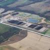 Aerial view of the Chamness Technology compost site in Eddyville, IA.